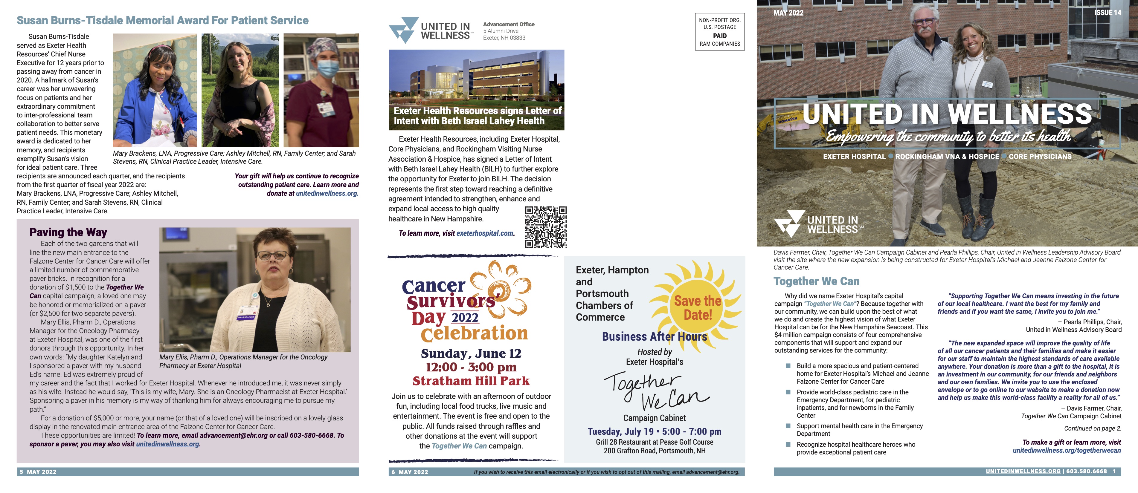 Spring 2022 Newsletter Exeter Hospital Advancement