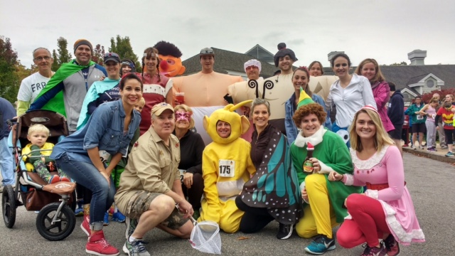 Top fundraising team, the Mominator Squad, joined in the fun at this year's event.